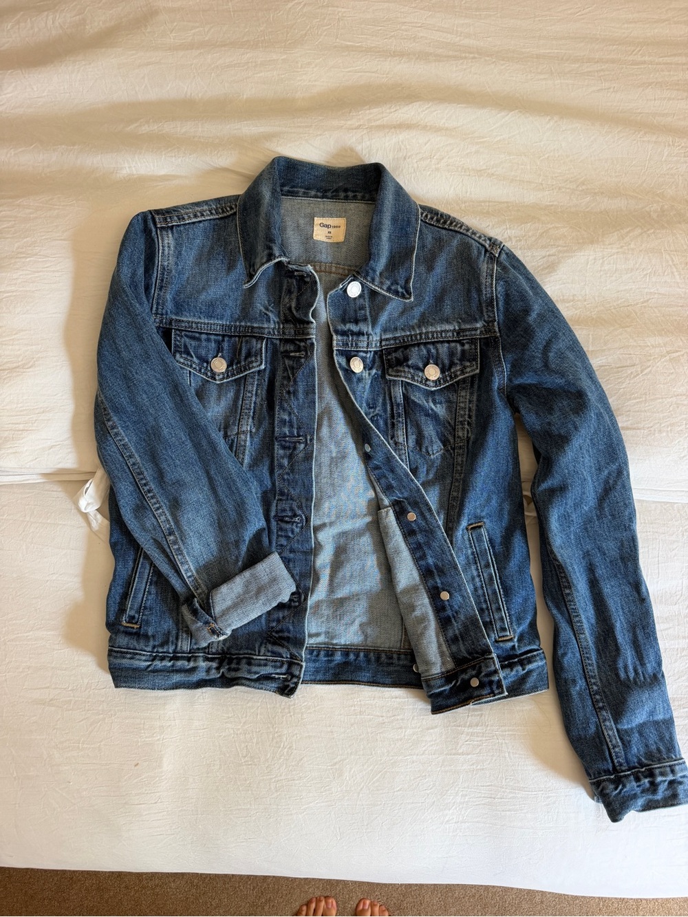 GAP Men's Dark Blue Denim Jacket